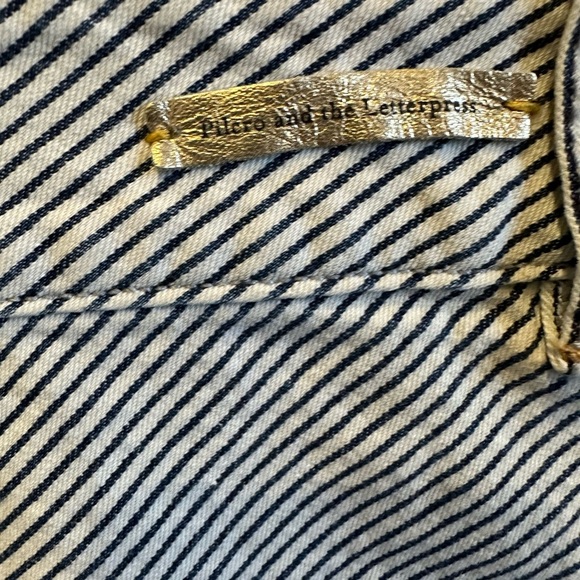 Pilcro by Anthropologie | Denim Pencil Skirt | Stripes | Sz 26 - Picture 9 of 9